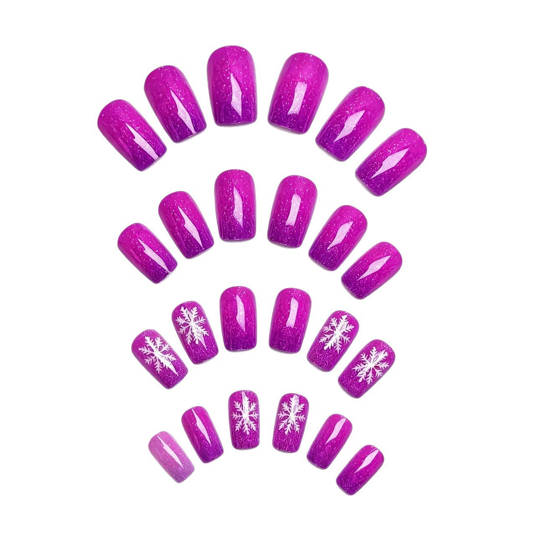 Glittery Frosted Nail Art Bowlift