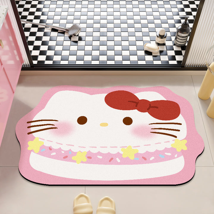 Hello Kitty Themed Soft Bathroom Mat