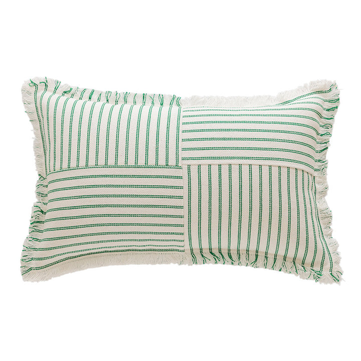Textured Stripe Decorative Throw Pillow