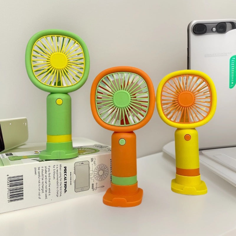 Unisex Handheld Fan with ergonomic design and practical stand function Bowlift