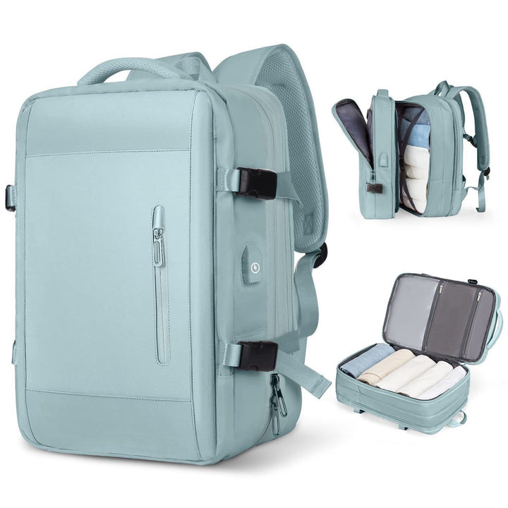 Multifunctional Laptop Backpack with USB Charging Port and Water-Repellent Material Bowlift