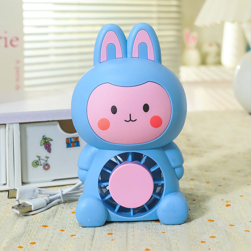Ladies Portable Mini Fan in Cute Animal Design Bowlift
