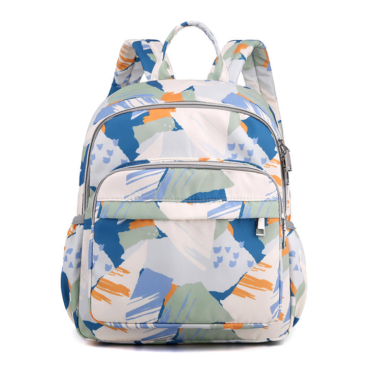 Trendy Abstract Pattern Backpack Bowlift