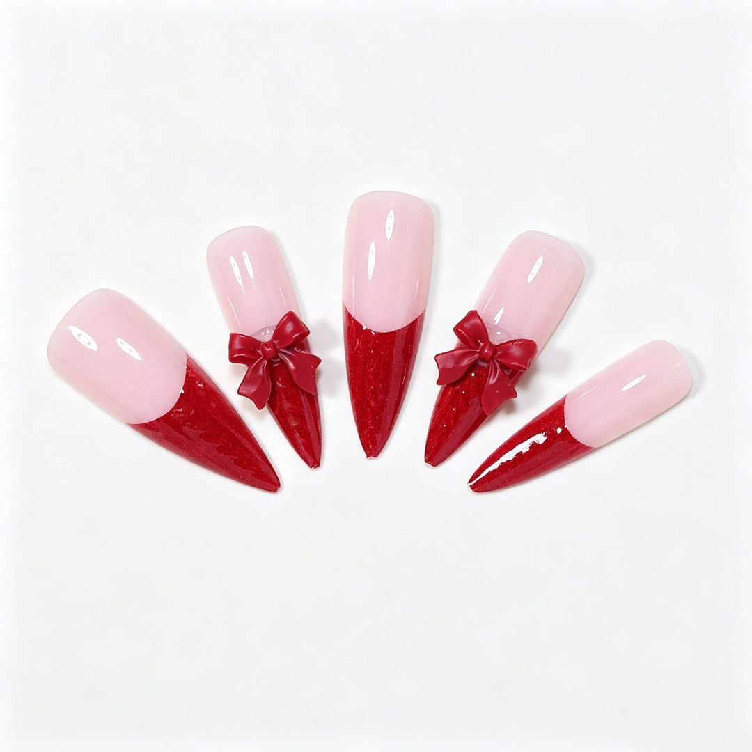 Artistic Stiletto Press-On Nail Tips Bowlift