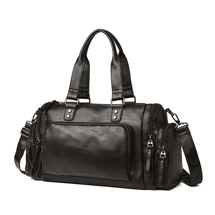 Premium Leather Travel Duffle Bag Bowlift