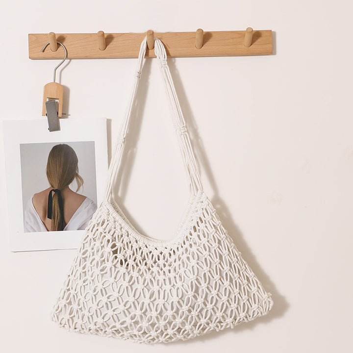 Hand-knotted Macrame Bag Bowlift