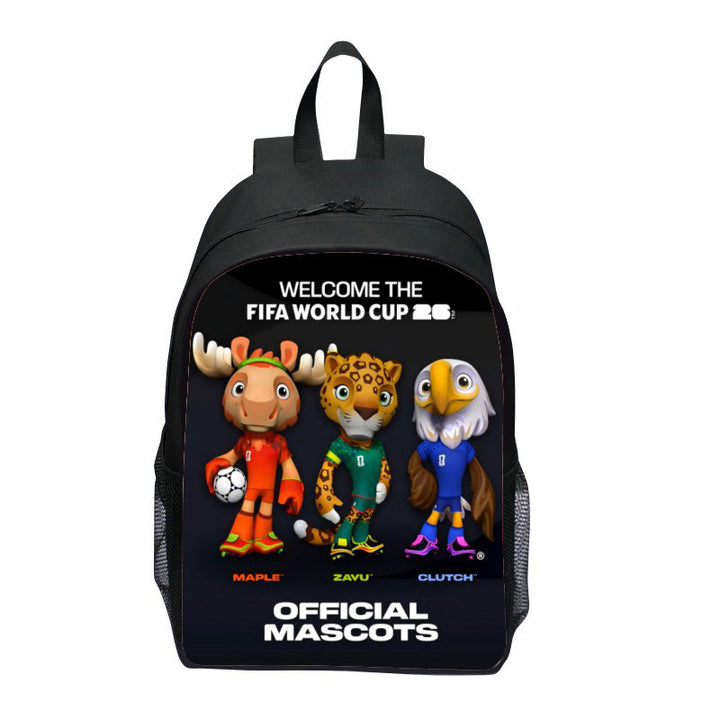 Backpack with Striking Sports Motif Bowlift