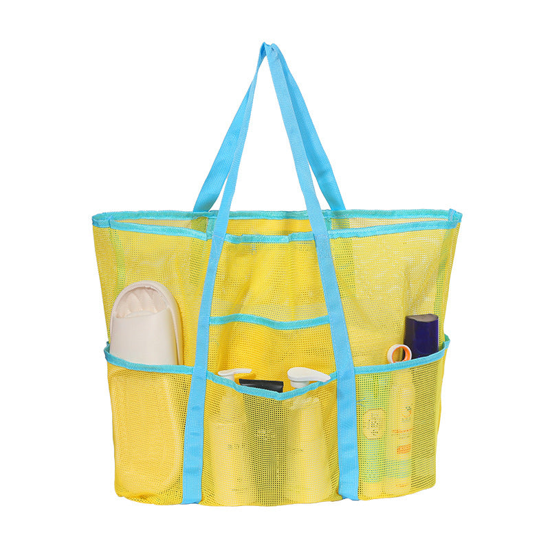 Spacious and Breathable Beach Bag Made of Mesh Material Bowlift