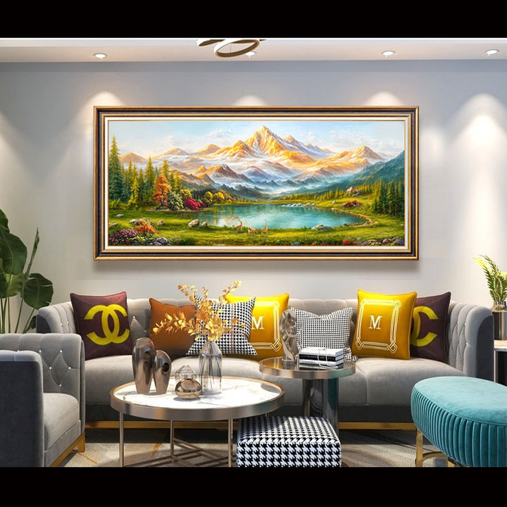 Scenic Mountain Landscape Wall Art