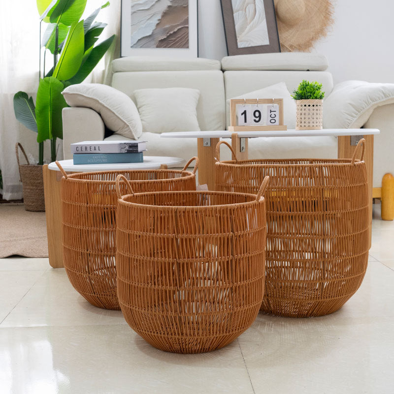 Handwoven storage basket