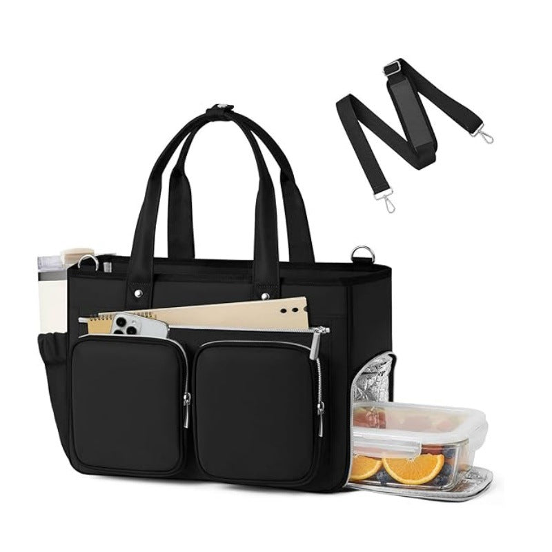 Multifunctional Tote Bag with Insulated Compartment System Bowlift
