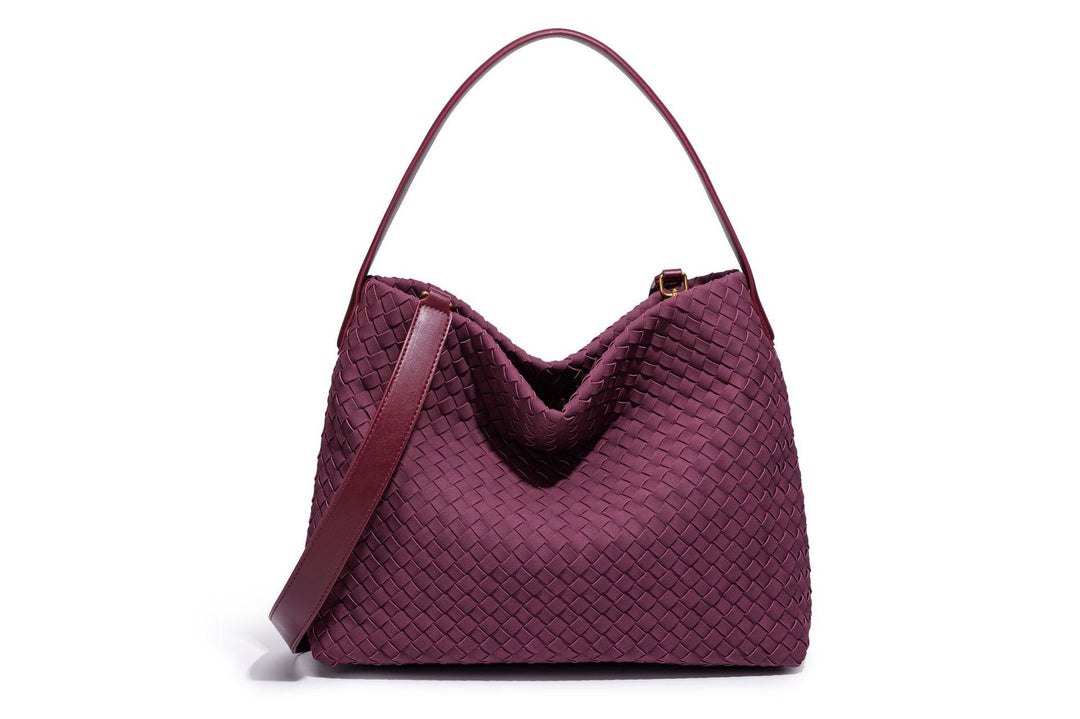Contemporary Woven Hobo Bag Bowlift