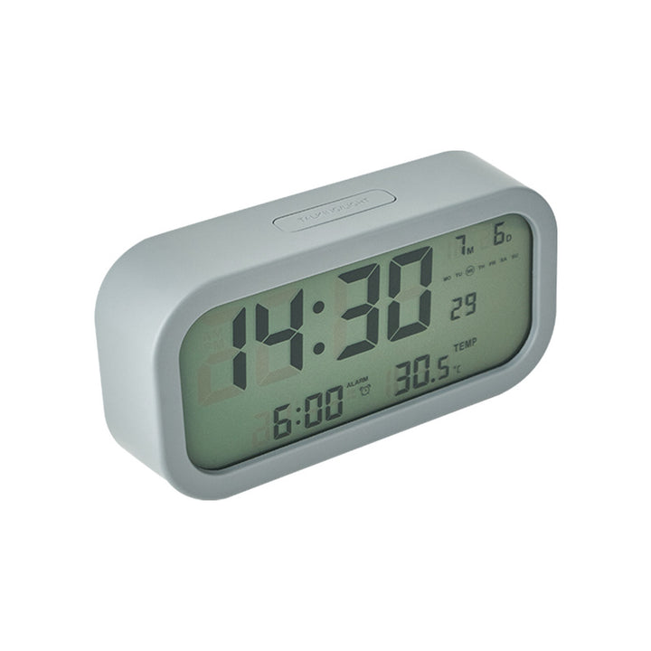 Digital Multifunctional Alarm Clock with Temperature and Day Display Bowlift