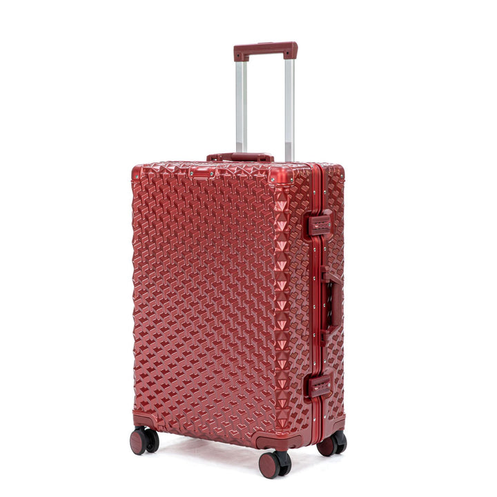 Women's Premium Textured Hard Shell Spinner Luggage Bowlift