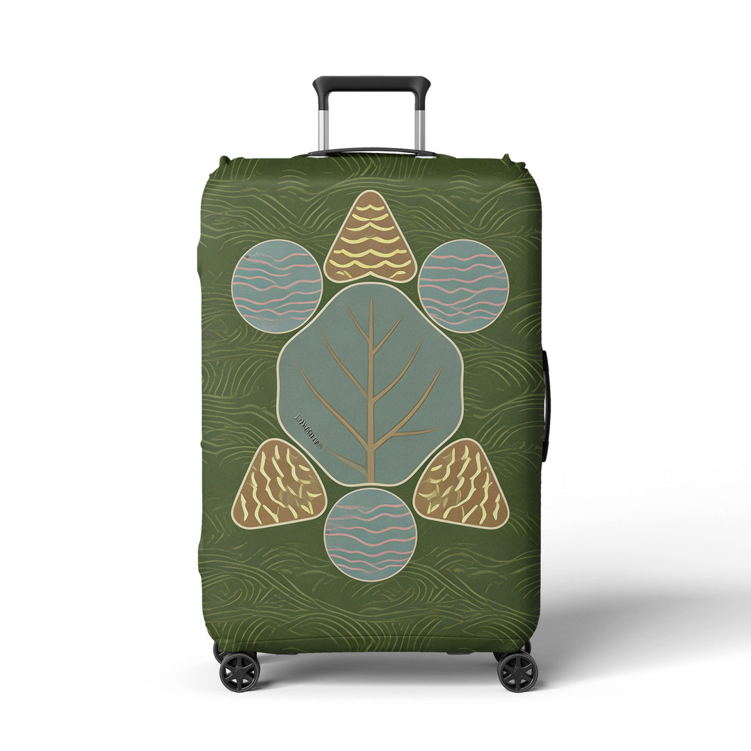 Women's suitcase cover with modern graphic design Bowlift