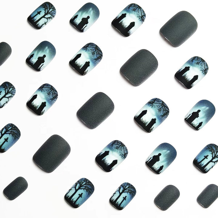Artistic Gothic Nail Art Bowlift