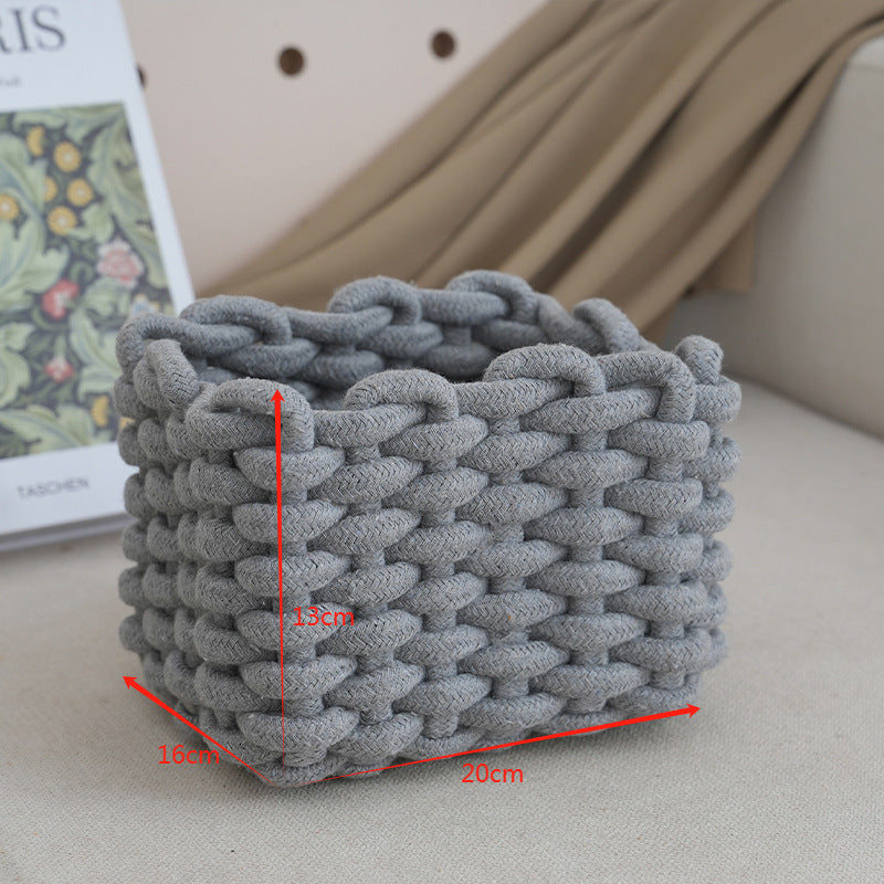 Storage basket with braided design Bowlift