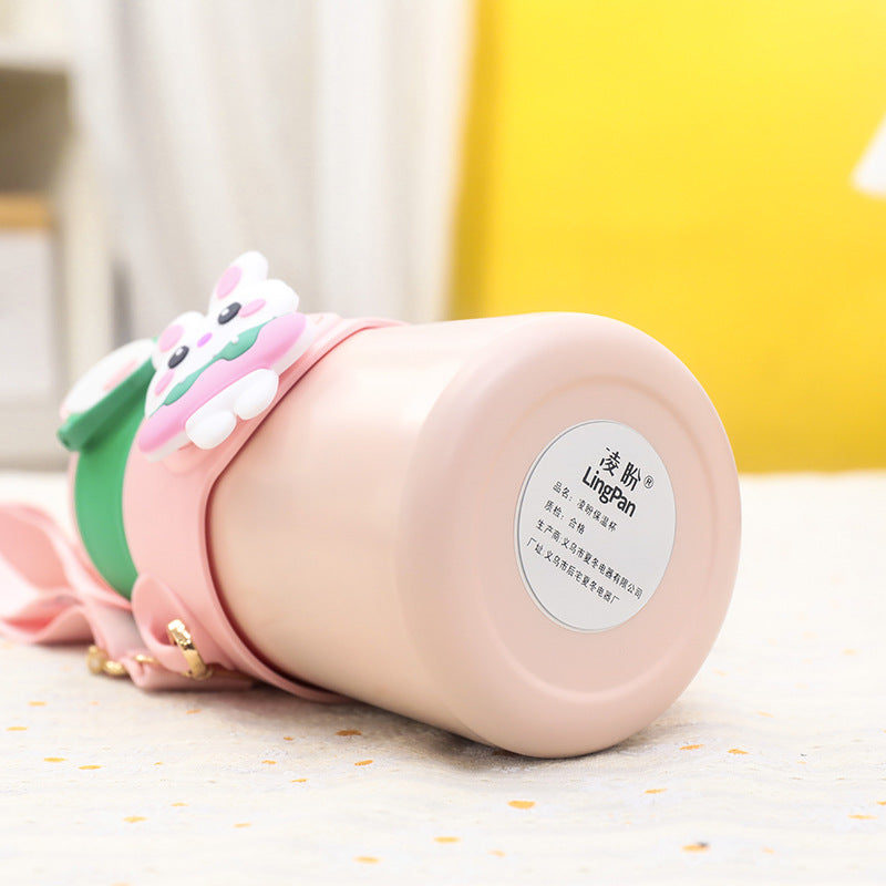 Ladies Child-Friendly Drinking Bottle with Animal-Friendly Design Bowlift