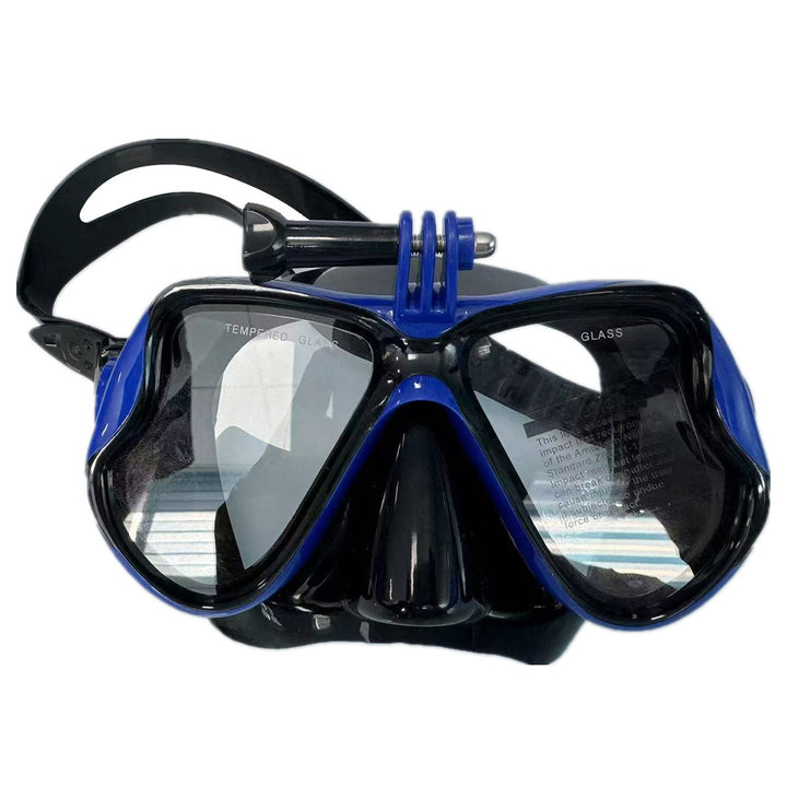Diving mask with flexible silicone frame and anti-fog technology Bowlift