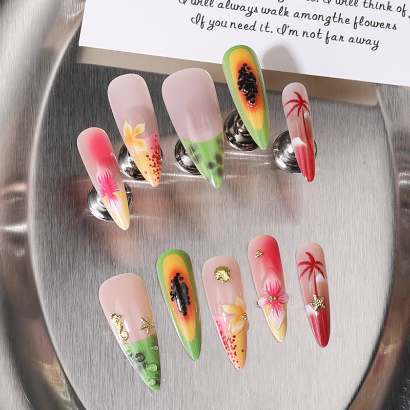 Tropical Nail Art Tips Bowlift