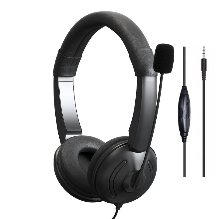 Multimedia Headset with Adjustable Microphone Bowlift