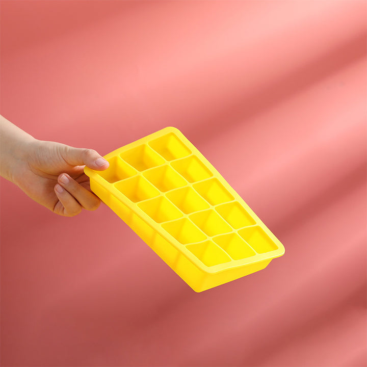 Flexible Silicone Square Ice Cube Tray Multi-Cavity Freezer Mold Bowlift