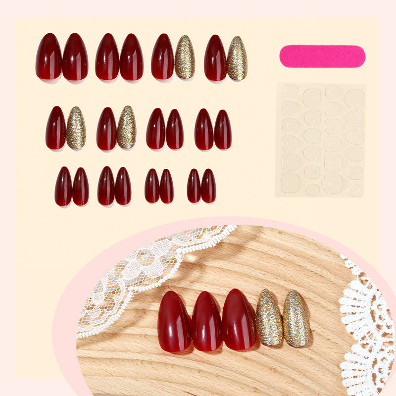 Glamorous Stiletto Press-On Nail Set Bowlift