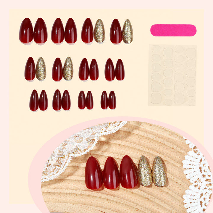 Glamorous Stiletto Press-On Nail Set Bowlift