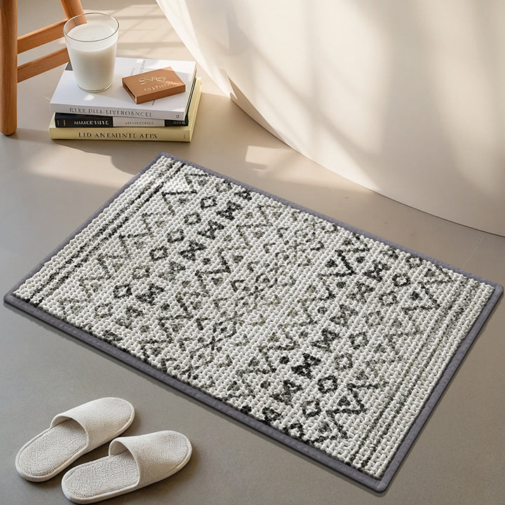 Textured Modern Area Rug Bowlift
