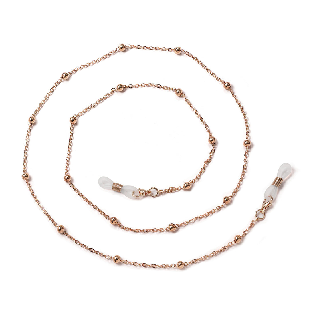 Premium Gold Beaded Eyewear Chain Bowlift