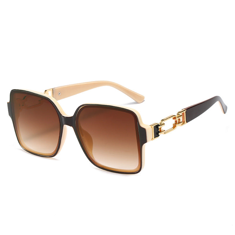 Ladies stylish square sunglasses with luxurious hinge design Bowlift