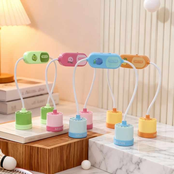 Women Portable Neck Fan with Flexible Design Bowlift