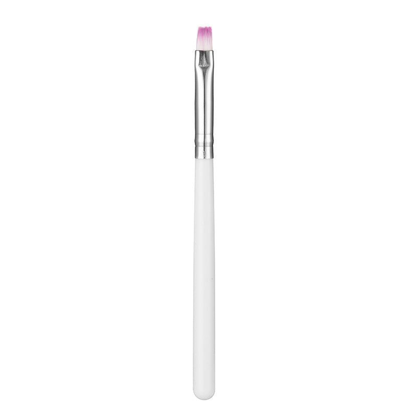 Precision Nail Art Flat Brush Bowlift
