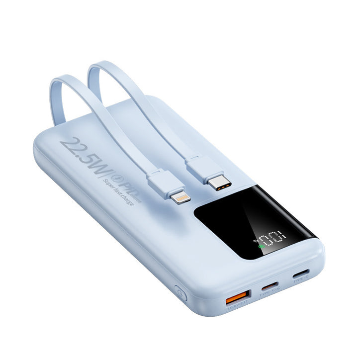 Power bank with dual fast charging ports and digital capacity display Bowlift
