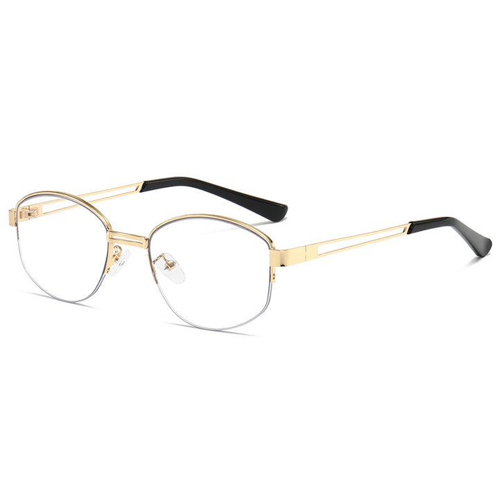 Women's fashionable glasses with modern metal frame Bowlift