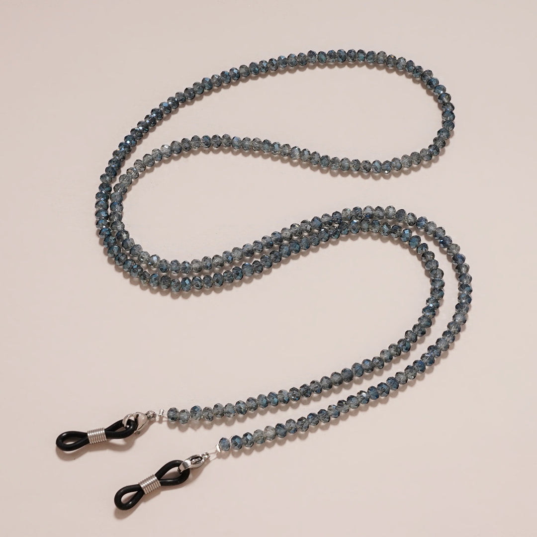 Gemstone-Accented Eyewear Chain Bowlift