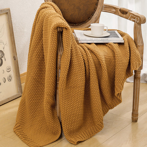 Ladies cozy knit blanket Bowlift