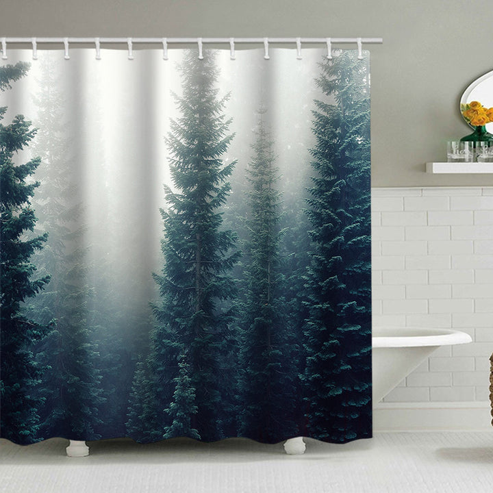 Forest Serenity Shower Curtain Bowlift