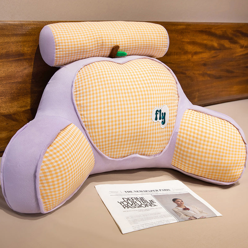 Comfortable support cushion with playful fruit design Bowlift