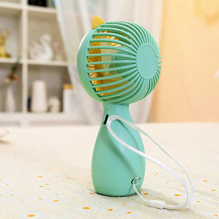 Women's Portable Hand Fan with Rotatable Blades Bowlift