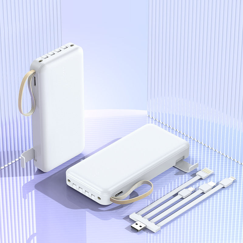 multifunctional power bank with integrated cable Bowlift