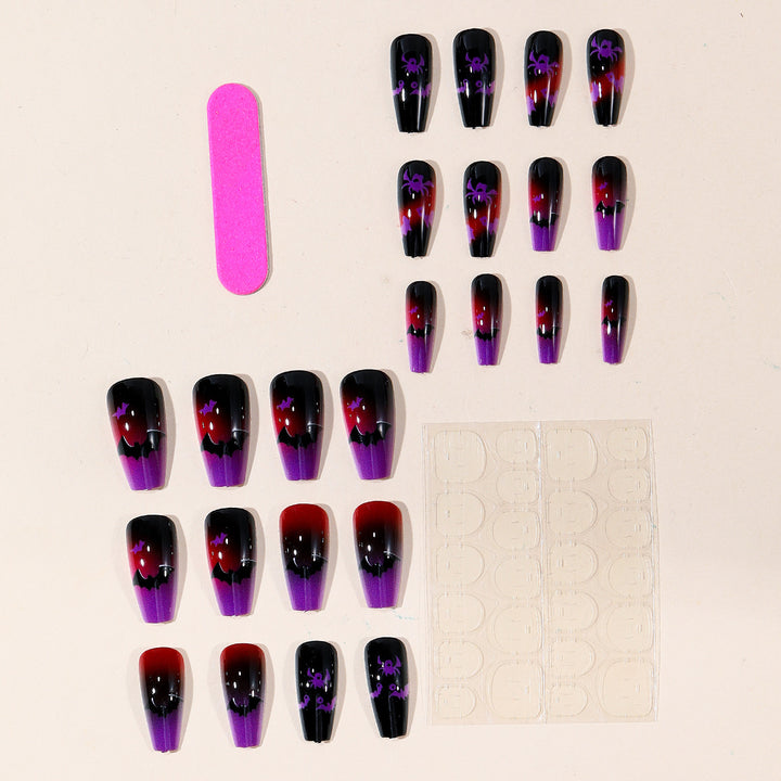 Halloween-Themed 3D Gothic Nail Art Set Bowlift