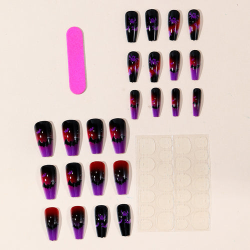 Halloween-Themed 3D Gothic Nail Art Set Bowlift