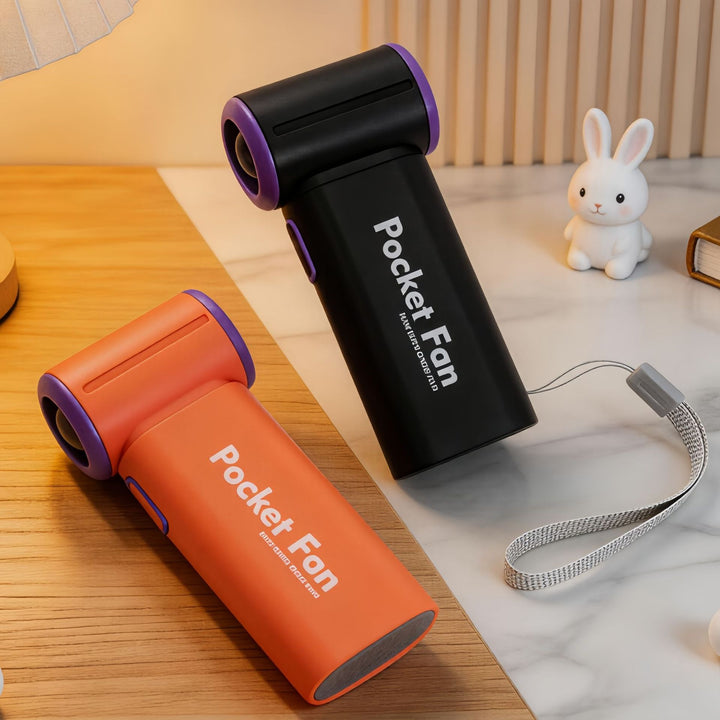 Ladies Portable Mini Fan with USB Charging Function and Lightweight Design Bowlift