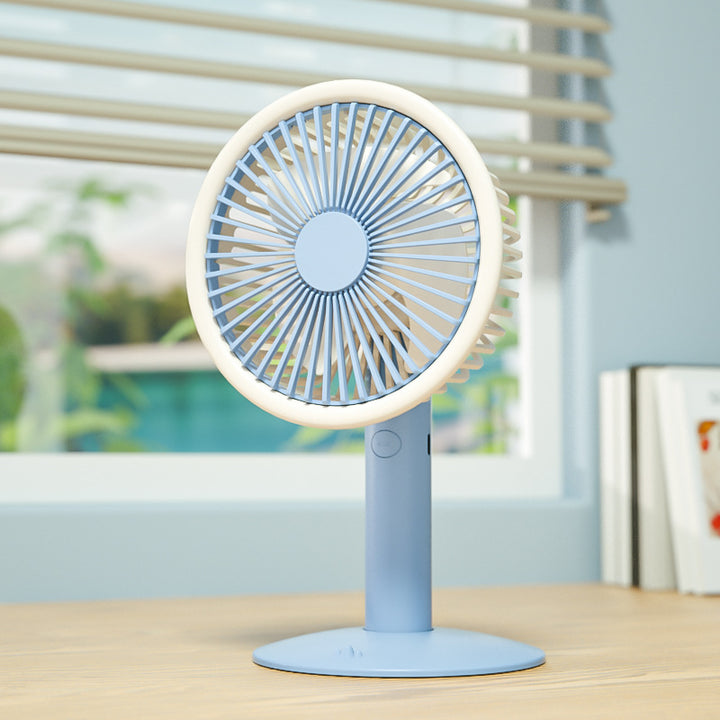 Ladies Portable Table Fan with 360-Degree Swivel Function Bowlift