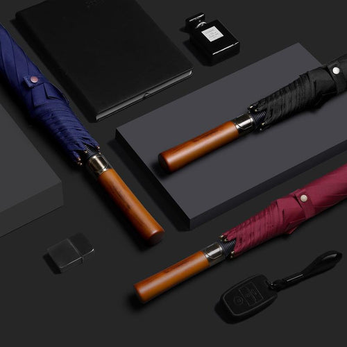 Women's Automatic Umbrella with Double Protection Mechanism Bowlift