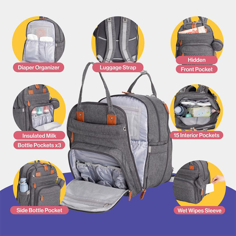 Multifunctional Laptop Backpack with Organizer Bowlift