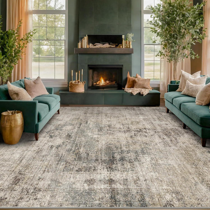 Vintage Inspired Worn Carpet