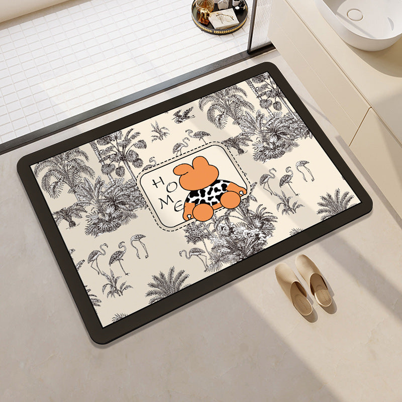 Artistic Cartoon Entrance Mat Bowlift