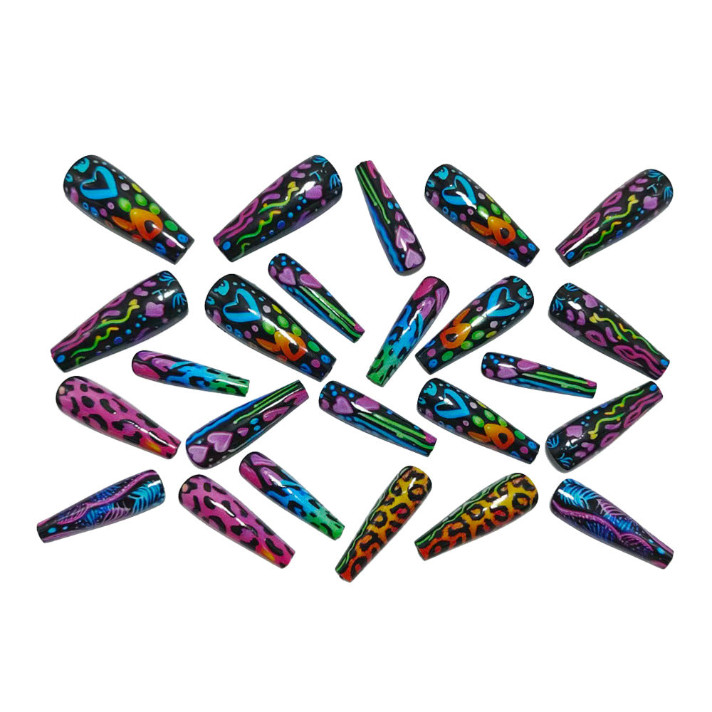 Trendy Neon Nail Art Bowlift
